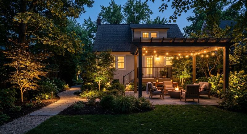 Backyard Lighting Service in Heber City, UT