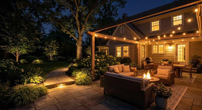 Backyard Lighting Service in Olathe, KS
