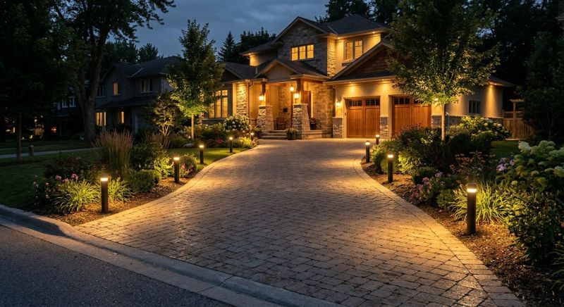 Driveway Lighting Installation in Olathe, KS