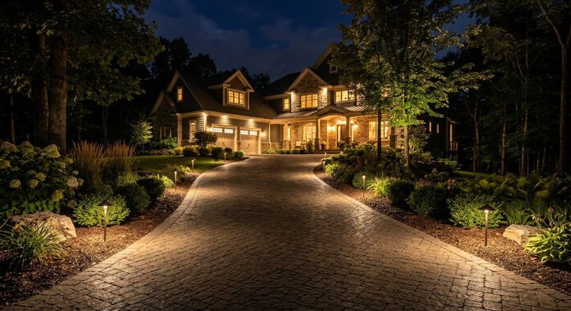 Driveway Lighting Installation in Kansas City, KS