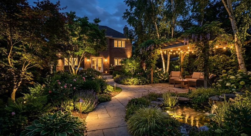 Garden Lighting Installation in Denver County, CO