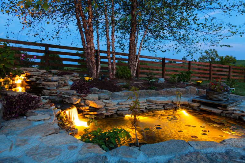Pond Lighting Installation in Olathe, KS