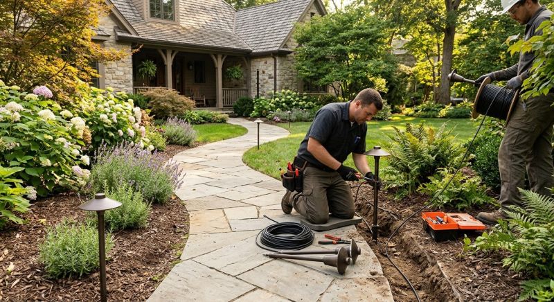 Terrace Lighting Installation in Denver County, CO